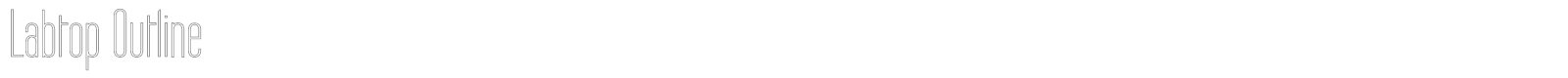 Labtop font preview